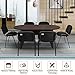 Tangkula Conference Table, 69W X 35D Boat Shaped Meeting Table with Rectangle Panel Base, Perfect for Office Meeting Room Conference Room (Espresso)