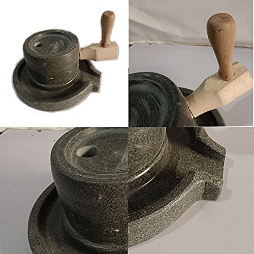 Amazon | 昔ながらの 石臼 ひきうす 石うす 製粉器 粉 ミル 小麦 お茶