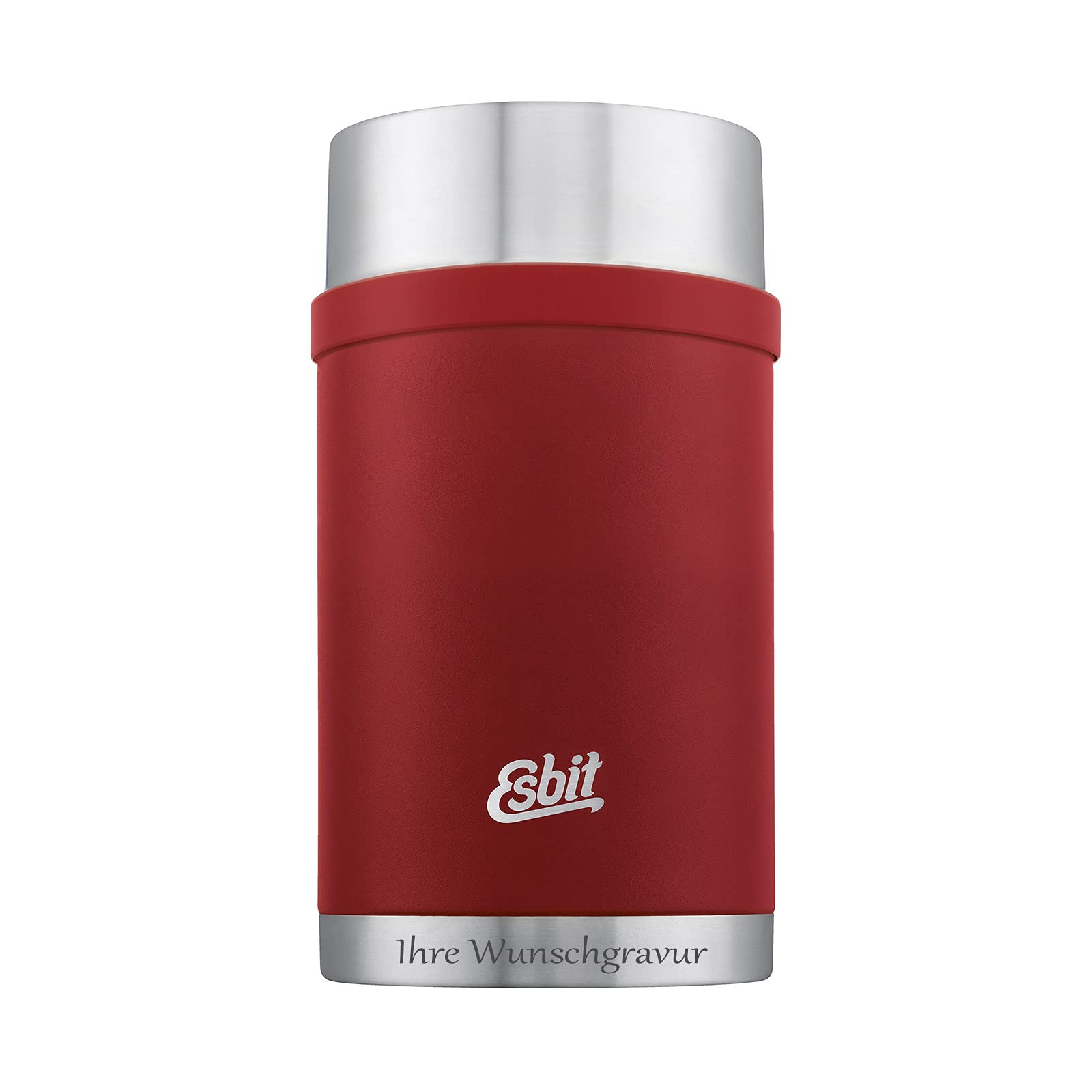 Esbit Sculptor Thermobehälter für Essen, mit personalisierter Gravur, Edelstahl, BPA-Frei, Schwarz, Silber &mehr, 500ml, 750ml & 1000ml, Speisegefäß für warme und kalte Speisen, für Suppen und Salate