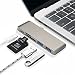 USB C Hub, Sikeda 5 IN 1 Type C Adapter with Power Type C Charging Port, 2 USB 3.0 Ports and SD/Micro SD Card Reader for MacBook Pro2015/2016/2017/Google Chromebook and more Type C Devices