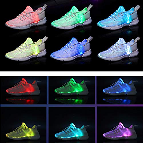 Baskets clignotantes LED enfant sneaker respirante rechargeable