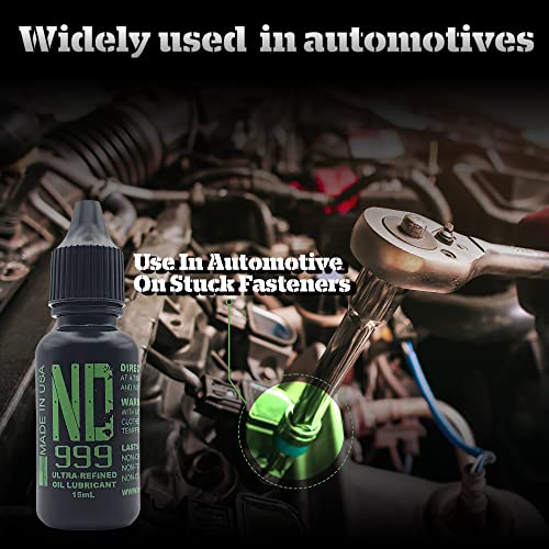 Never Dry Nd999 - Ultra-Refined Precision Oil Lubricant For All Guns - Cleans Lubricates Destroys Carbon- American Made Shooting Lube Travel Size(15Ml) #TOP3