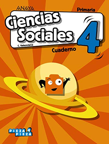 Portada de Ciencias Sociales 4. Cuaderno.