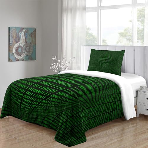 Housse de couette avec fermeture éclair 135x200 microfibre pour lit enfant facile à border - 5