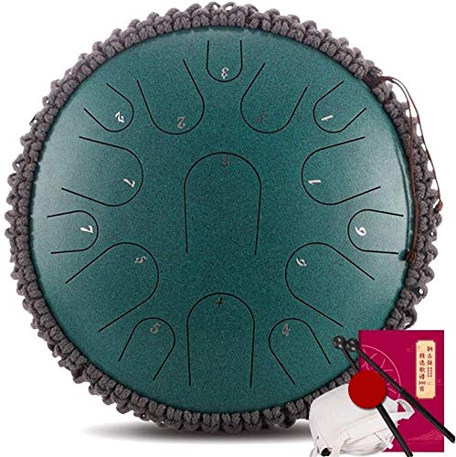 Tambor Steel Tongue Drum 33 cm 15 Notas con Accesorios miniatura 1