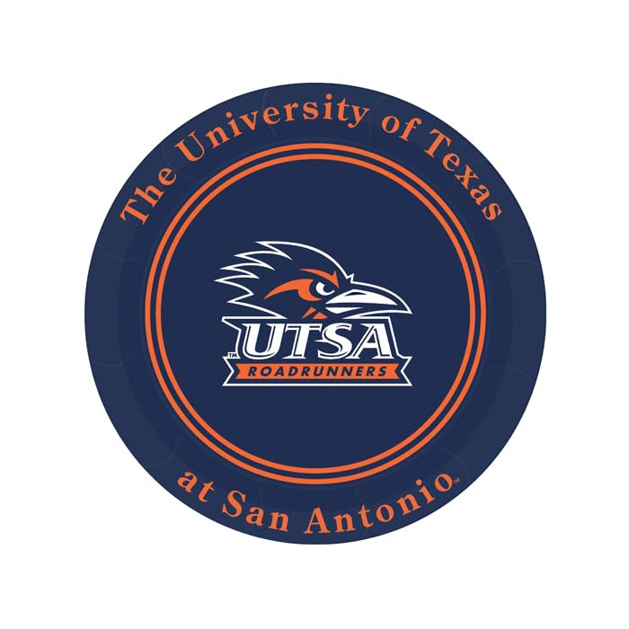 Westrick UTSA Roadrunners 9" Paper Plates - gameday and tailgating | Mubboo