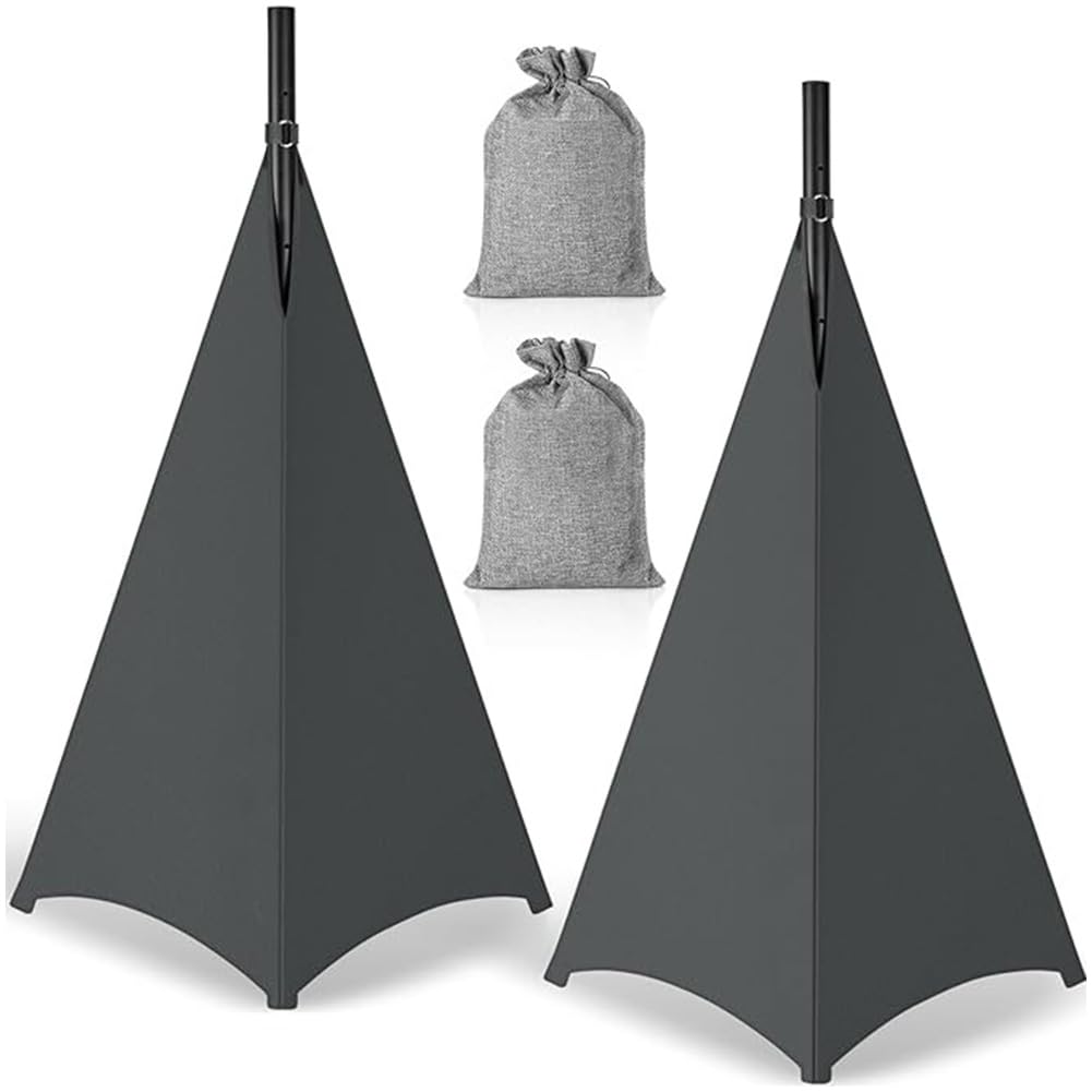 CREATCABIN 2 pz Supporto per Altoparlante Treppiede Scrim Supporto per Altoparlante DJ Scrim Copertura per Treppiede Copertura 360 gradi Supporti per Illuminazione Impermeabili Borsa Viaggio per Palco