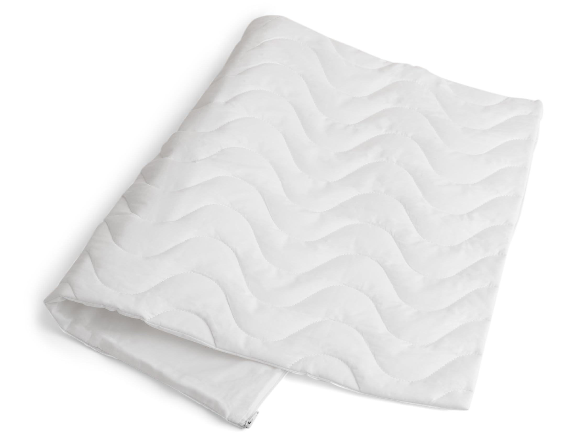 Mediflow Quilted Pillow Protector: Zippered Protection from Dust and Allergens, Adds a Layer of Luxury and Comfort