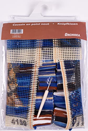 Orchidea - Latch Hook Cushion Kit - Owl - Printed Canvas - 4,5 Count - for Adults - 4139, 30.4139 Printed canvas - Image 4