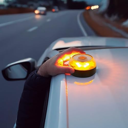 Miniatura 9 de Megaled Luz De Emergencia V16 Geolocalizada Y Conectada Con La Dgt 3.0 Obligatoria Desde Enero 2026 - Homologado Dgt 3.0 - Visible 1km Y 360 - Resistente Al Agua