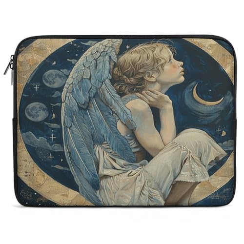 Funda para portátil de 17 pulgadas a prueba de golpes ideal para el viaje de hombres y mujeres