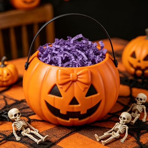 Image of Zankubom 10 LB Deep Purple Crinkle Cut Paper Shred Filler Great for Gift Wrapping, Basket Fillers, Birthday, Gift Wrapping, Anniversary, Halloween-14