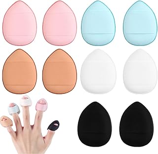 10 esponjas de maquillaje de colores mixtos, ...