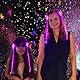 2 Stück LED Party Haarsträhnen mit leuchtenden Glasfasern Engelshaar Weihnachten Engel Haarschmuck Haarclip Karneval Junggesellinnenabschied Volksfest Hochzeit Kindergeburtstag (Pink)