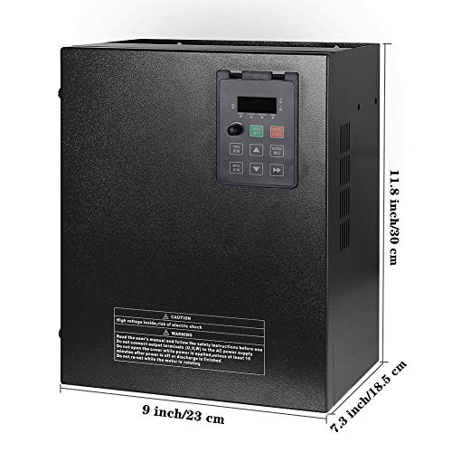 LAPOND High Performance Variable Frequency Drive VFD Inverter VFD Drive 10HP 7.5KW 220V 32A for Motor Speed Control,V8 Series(7.5KW)