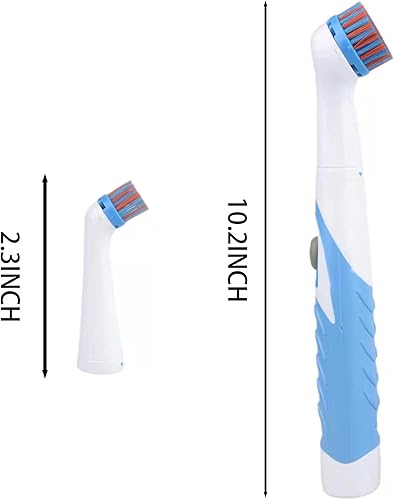 Miniatura 5 de Cepillo de limpieza eléctrico con cabezales de cepillo múltiples 4 en 1, cepillo motorizado inalámbrico para interiores y hogar, para baño, inodoro,