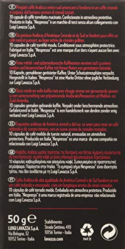 Lavazza Cápsulas de Café Compatibles Nespresso Espresso Armonico, Paquetes de 10 x 10 Cápsulas (Total: 100 Cápsulas) - Imagen 3