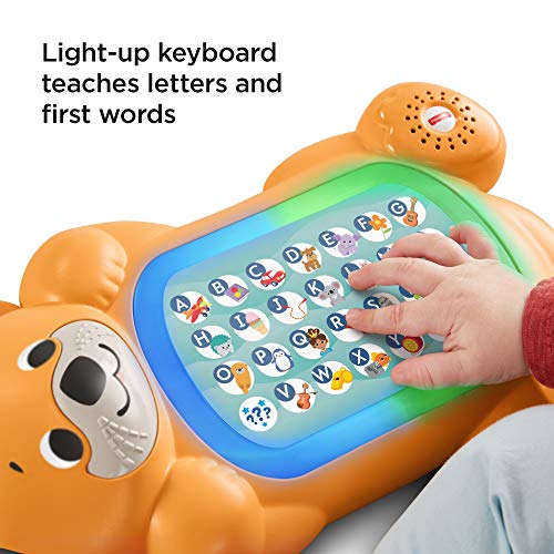 Fisher-Price Linkimals Baby Learning Toy A To Z Otter Keyboard With Interactive Music And Lights For Infants And Toddlers #TOP3