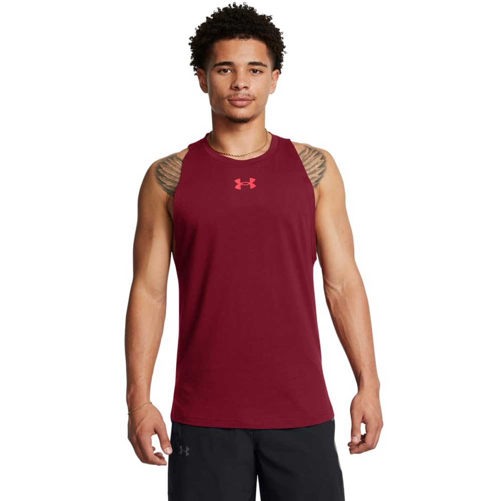Under Armour Under Armour Mens Baseline Cotton Tank Top Sports Training