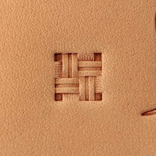 DandS ltd Leather Stamp Tool Stamping Working Carving Punches Tools Craft Saddle Brass Basket Weave #305