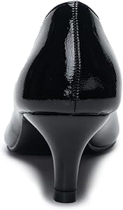 Sandali Con Tacco Gattino Donna - Scarpe Eleganti A Punta Per Ufficio, Lavoro E Cerimonie - Comode E Alla Moda