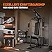Home Gym Equipment Multifunctional Full Body Exercise Workout Station Fitness with Leg Press, LAT Pull Down System, Chest Presses, All in One Home Gym Machine with 100LBS Weight Stack