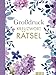Produktbild Großdruck-Kreuzworträtsel: Schön gestaltet und superknifflig. Rätselbuch für Erwachsene | Geschenkidee (Blütenträume-Rätsel)