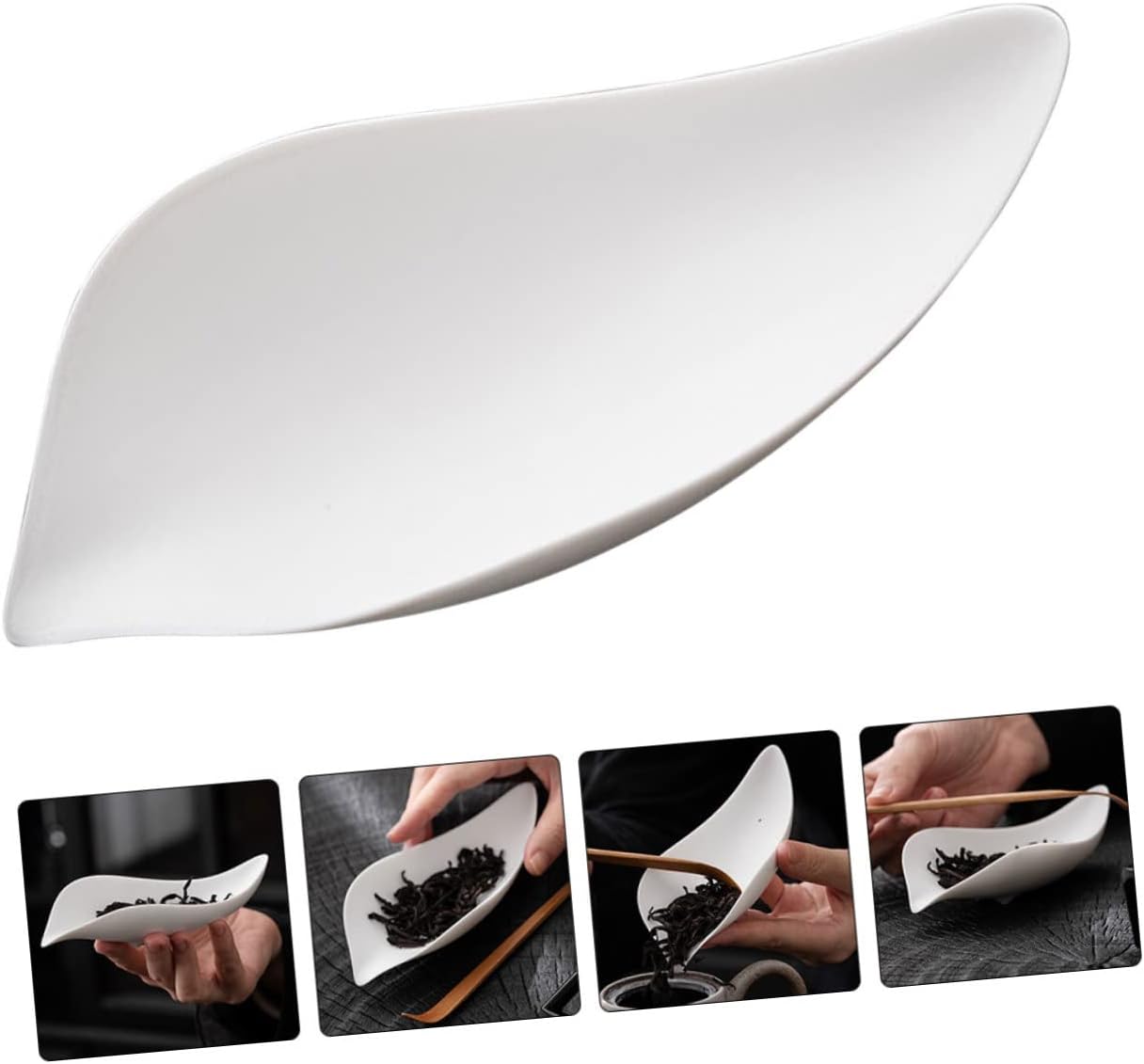 Ceramic Loose Tea Leaf Spoon Multi-function Tea Scoop Compact and Lightweight Design for Easy Storage and Use