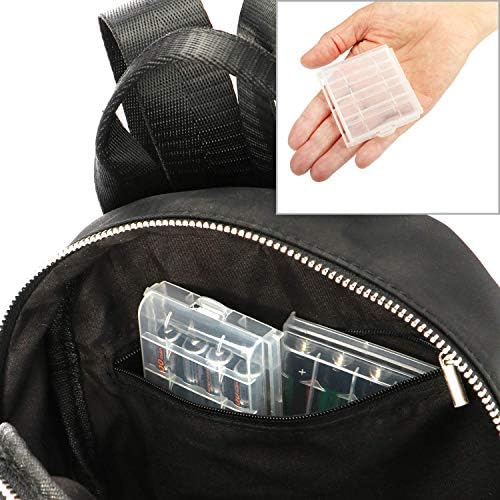 GTIWUNG 6Pcs 3 AA Battery Holder with Switch and Cover, Battery Holder Case Box with Wires,Black Plastic Batteries Case with Pin,3X1.5V 4.5V AA Battery Holder with Leads,2Pcs Cell Battery Storage Case