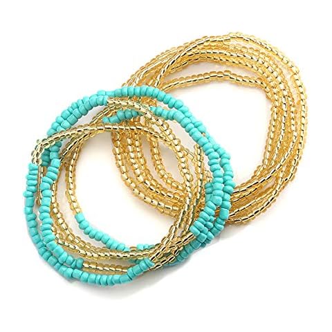 Waist Beads Body Jewelry, Colorful Belly Beads, Bead Jewelry, Belly Chains, Waist Chain - - One Size Cover