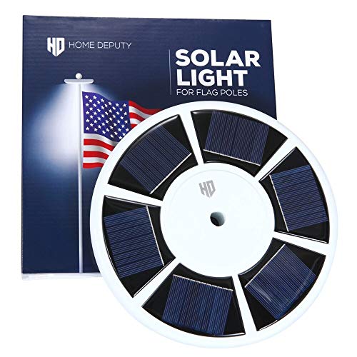 Solar Flag Pole Light - 111 LED Super Bright Solar Light for Flag