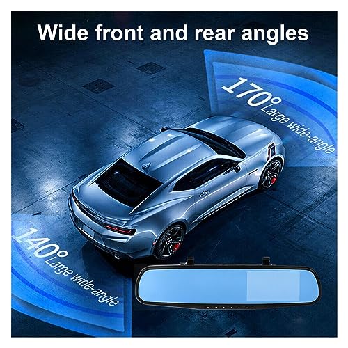 Dash cam double objectif tactile reglable resout les problemes de visibilite et de choc - 3
