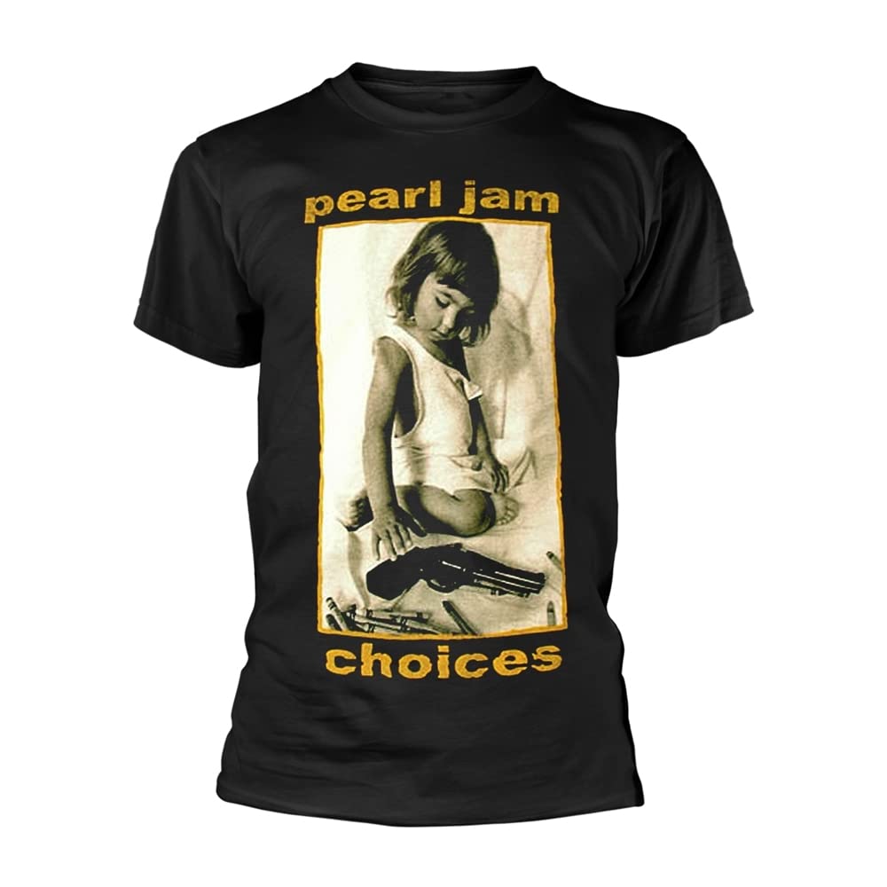 Pearl Jam Choices Official Tee T-Shirt Mens Unisex (XX-Large) Black