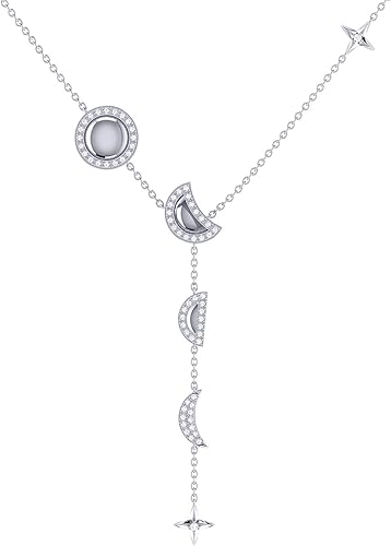 Collar con colgante de diamante natural de corte redondo para mujer en oro amarillo de 14 quilates chapado en plata de ley 925 y plata de ley no