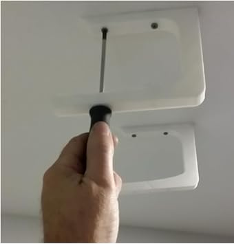 White Alloy Wall Mount for RC Airplane, for Small & Medium RC Airplanes