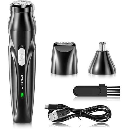 Tondeuse Nez Oreilles, Rasoir Électriques Barbe Hommes Professionnel de 3e Génération 2020, Tondeuse à Cheveux pour Homme Rechargeables USB, Coupe Poils de Nez Étanche, Épilateur Visage Femme (Noir): Amazon.fr: HygiÚne et Soins