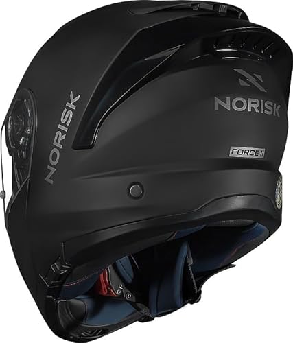 Capacete Norisk Force 2 Articulado Monocolor - Preto Fosco 60/L