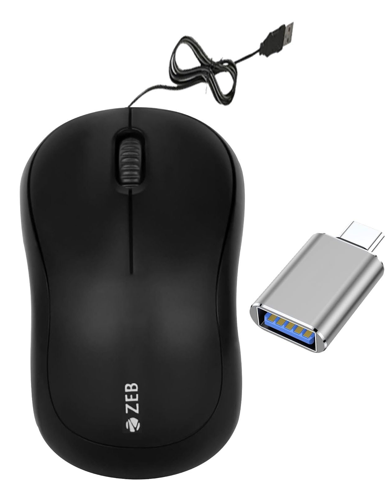 Zeb Wired Optical Mouse & C-OTG | Optical Mouse-image-30