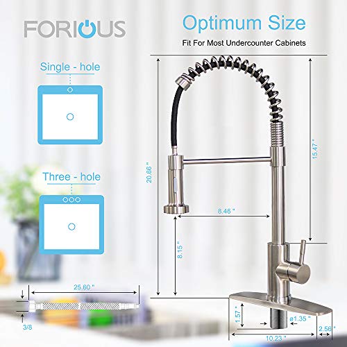 FORIOUS Kitchen Faucet - Image 6