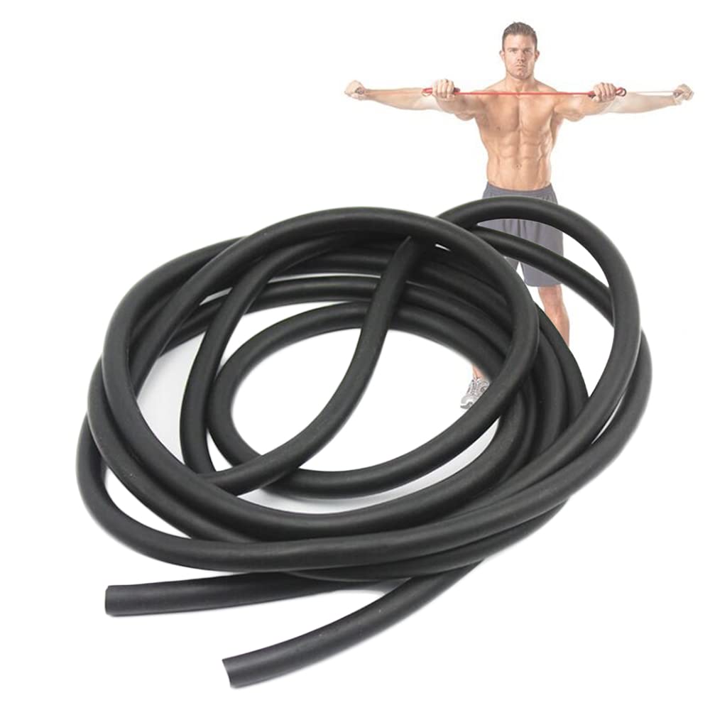 Resistance Bands for Arm Rehabilitation - Elastic Exercise Tube for Therapy, Stretch & Arm Strength Training, 47" (Black) ﻿