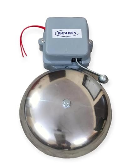 Presents Metal School Timer Gong Bell (Size- 6-inch)