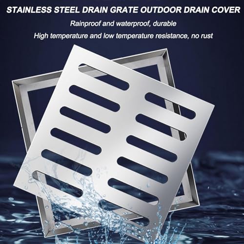 Couvercle de regard durable en acier inoxydable pour aménagements extérieurs - 5