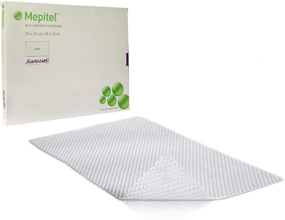 292030 Wound Contact Layer Silicone Dressing, 20 cm x 32 cm (Pack of 5)