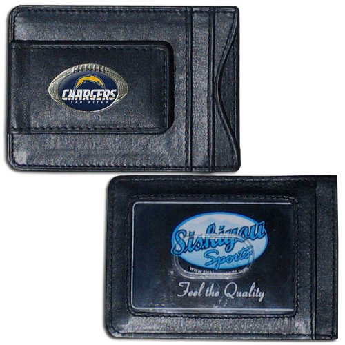 Image of NFL Leather Money Clip Cardholder