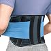 T TIMTAKBO Lower Back Brace Lumbar Support for Lower Back Pain Relief,Women Men Adjustable Flexible Waist Trainer Belt,Sport Girdle for Gym,Lifting,Workout(Black/Blue, L/XL)