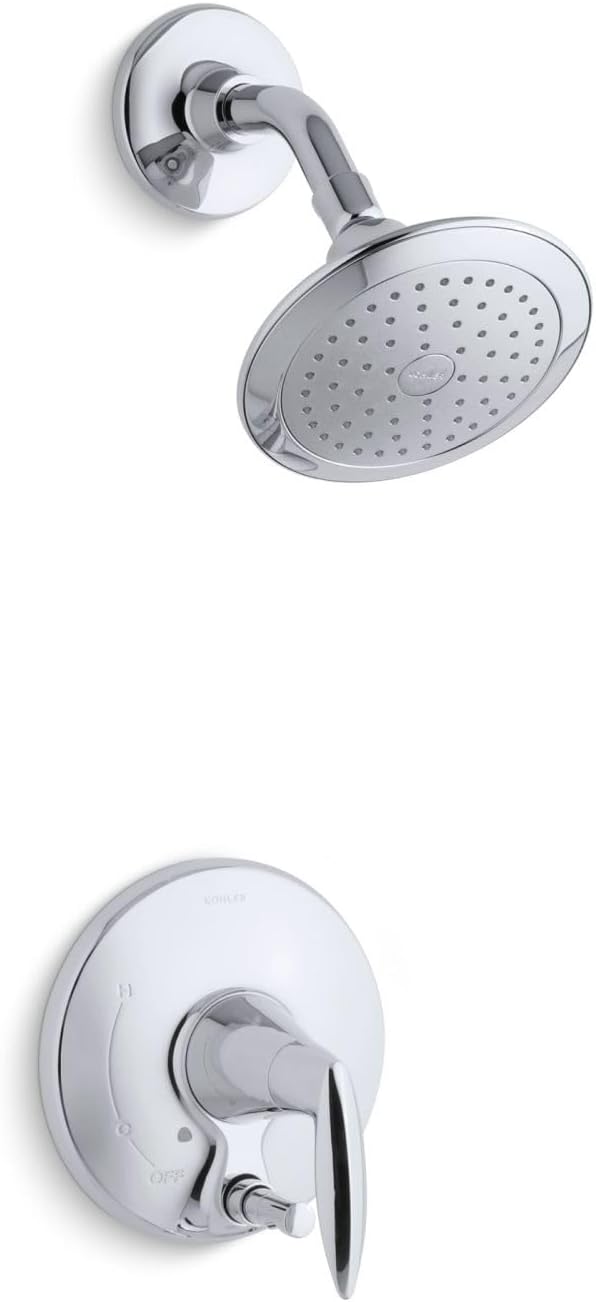 Alteo® Rite-Temp® shower trim set with push-button diverter, valve not included