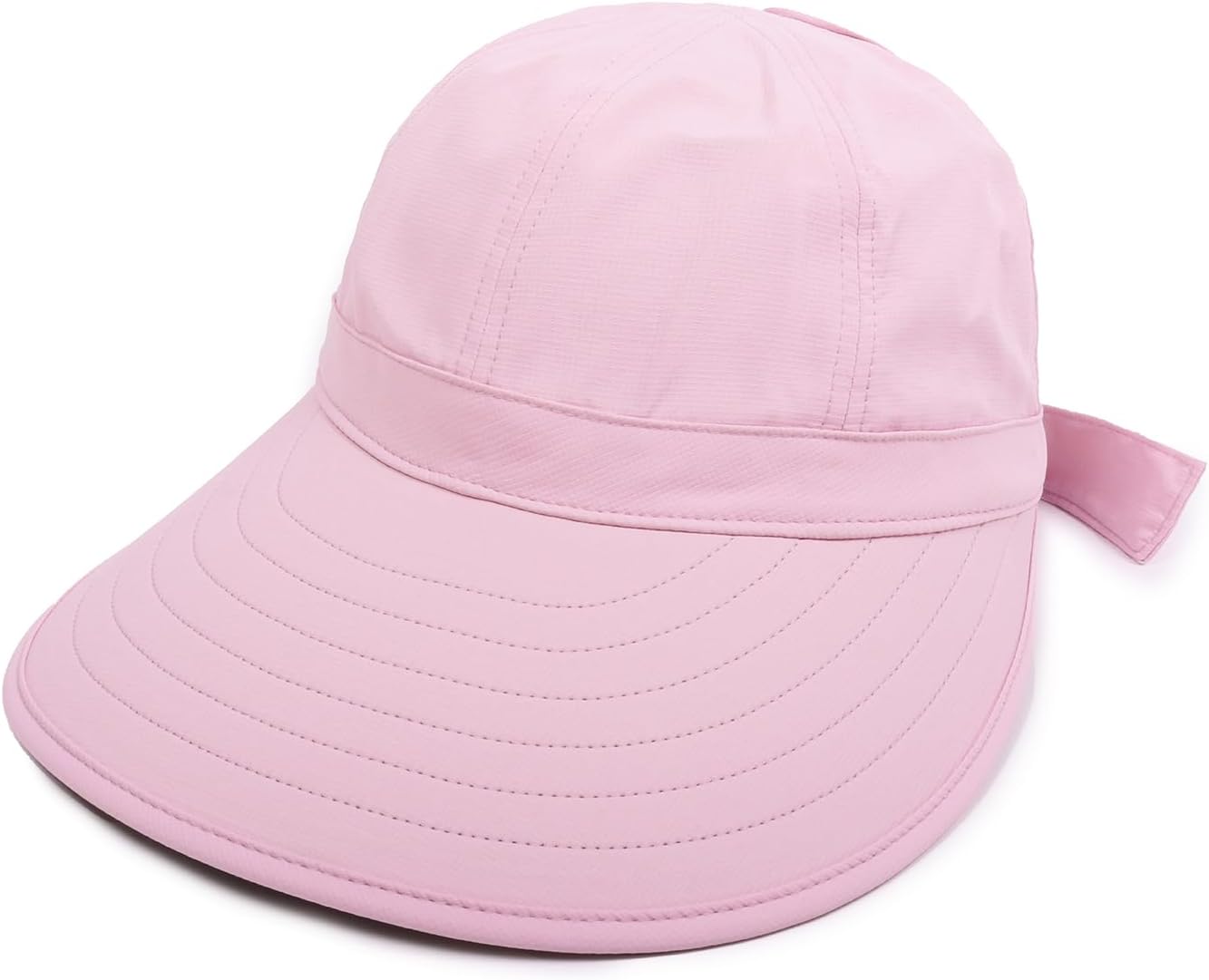 Ponyflo Kids Sunblocker Wide Brim Hat, Patented Ponytail Sun Hat for Girls, UPF 50 Sun Protection with Ponytail Hole