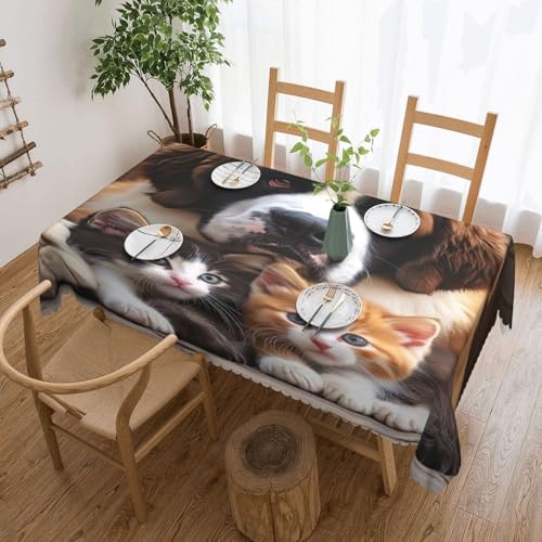 Nappe Saint-Bernard 137x183 cm imperméable pour table de jardin