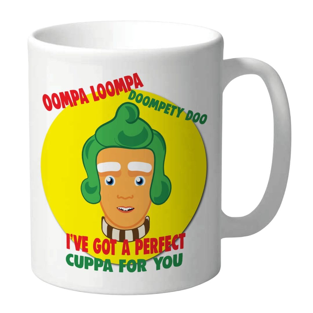 Funny Tea Mug with Oompa Loompa Perfect Cuppa Parody Design 11oz Ceramic CMUG38