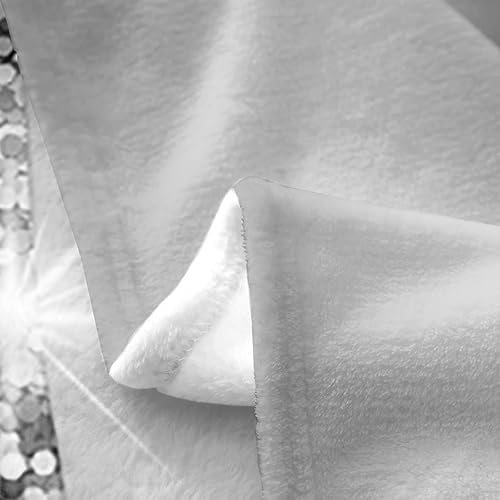 Vista 116 de Manta de cama de arte abstracto Grunge para niños, color verde azulado y naranja, manta de forro polar desordenada con pintura de óxido, manta Multi